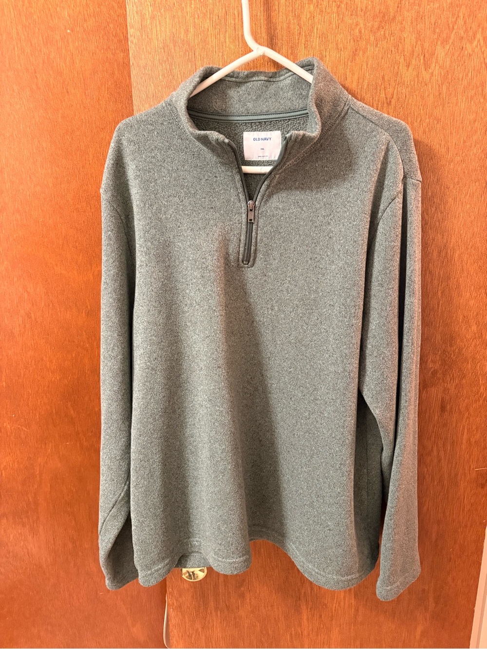 Old Navy Men's Gray Quarter-Zip Pullover Sweater(bc20)
